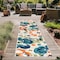 World Rug Gallery Geometric Bohemian Indoor/Outdoor Runner Rug 2'x7' Multi Runner Rug 5566MULTI2X7 - alternate 1